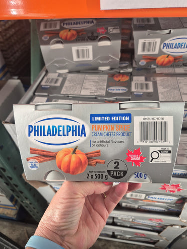 Philadelphia Pumpkin Cream Cheese - 2 x 500 Grams